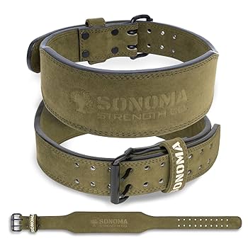 Amazon | レザーウェイトリフティングベルト 厚さ10mm 4インチ